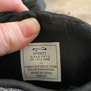 Nfinity titan high top cheer shoes